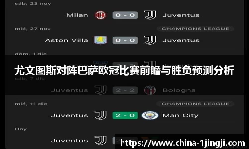 尤文图斯对阵巴萨欧冠比赛前瞻与胜负预测分析